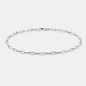 10k Michael Hill Paperclip Dainty Bracelet ~ White Gold ~ NEW in Box!